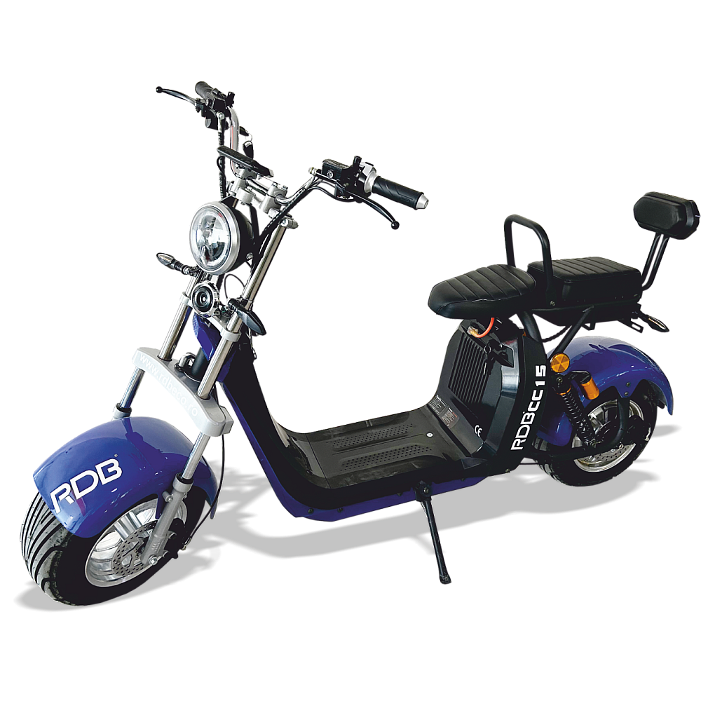 Scuter Electric RDB CC15, 2000W, fara permis, 25km/h, autonimie 50 km, baterie 60V 20Ah fără permis