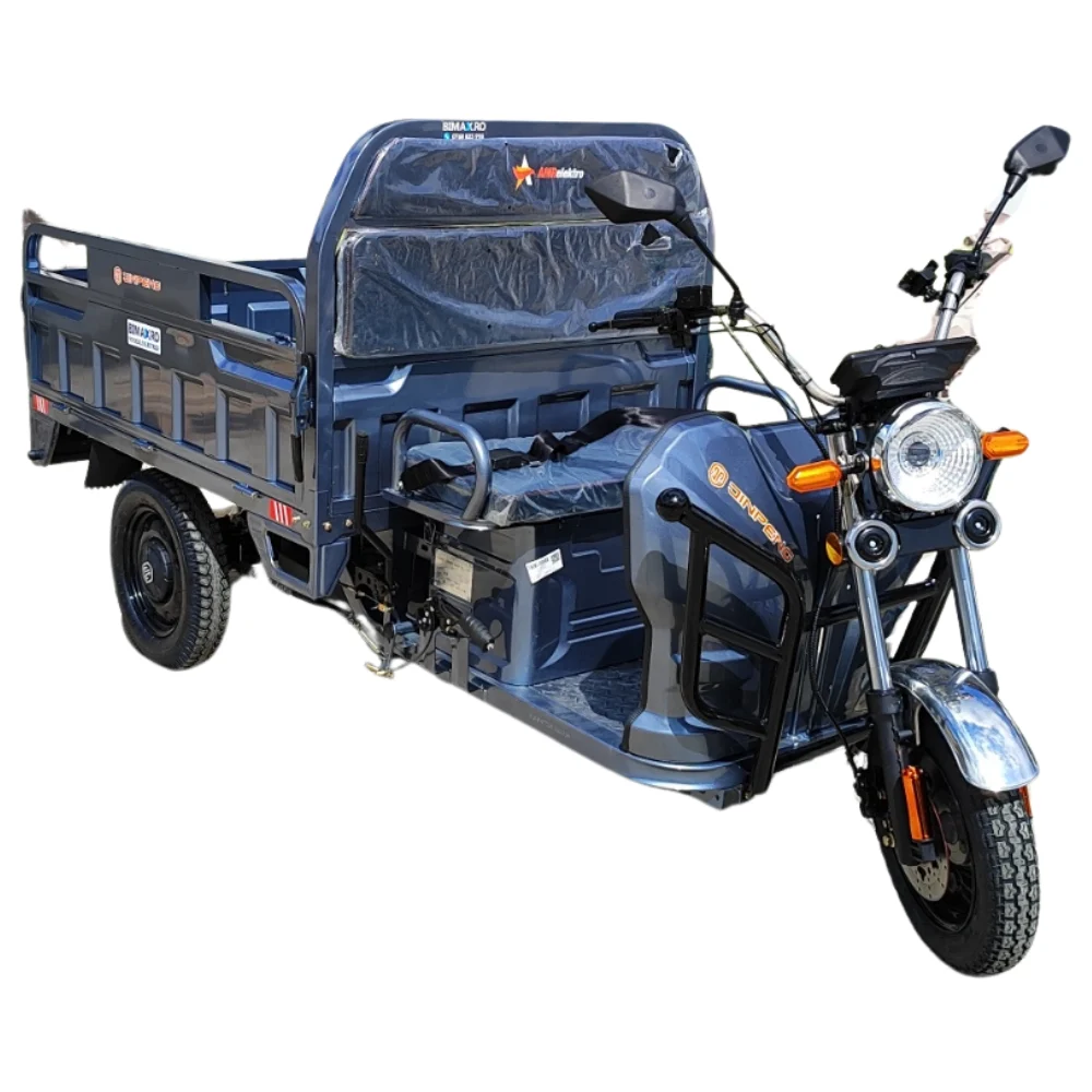 Triciclu electric AMR 350 , 2000 W, 72V 45Ah, fara permis, autonomie 55 km fără permis