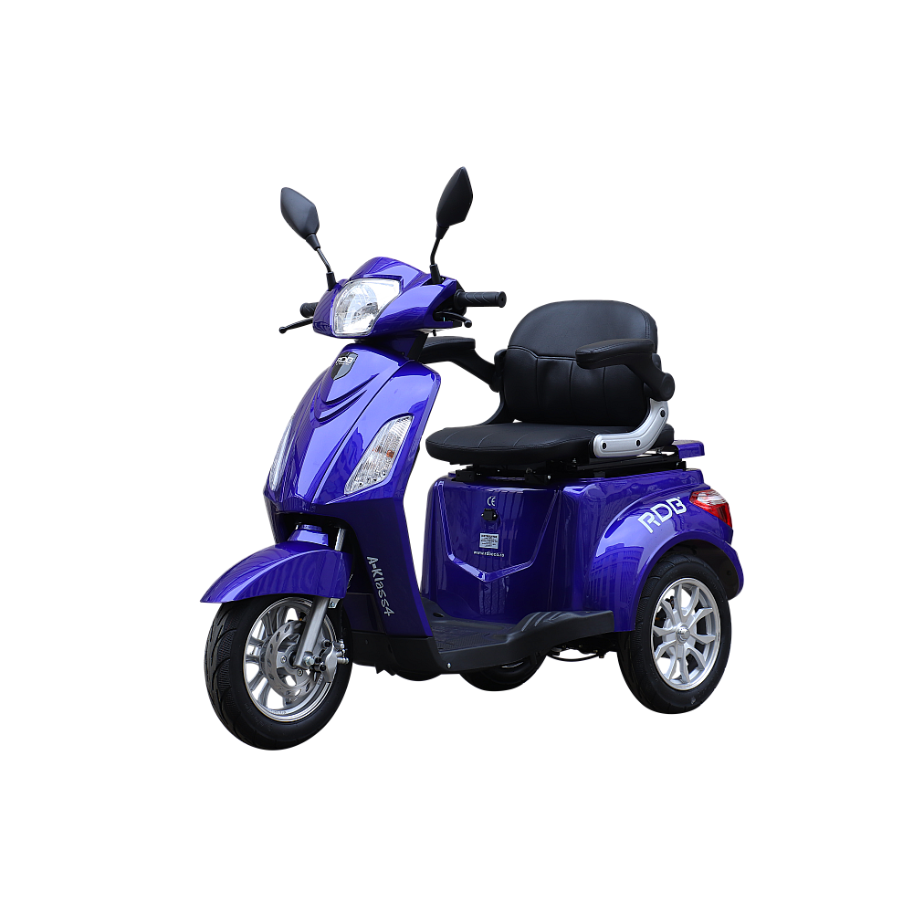 Triciclu electric RDB A-klass4, fara permis 25km/h, 800W, Baterie 60V 20Ah, autonomie 50 Km fără permis