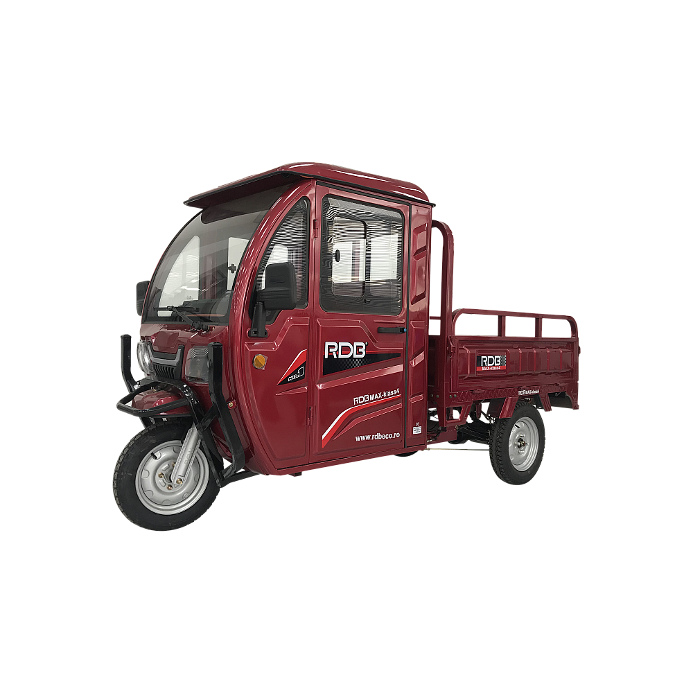 Triciclu electric, RDB MAX-Klass4, acoperis inchis, fara permis, 72V 32Ah, 4000W, 25km/h fără permis